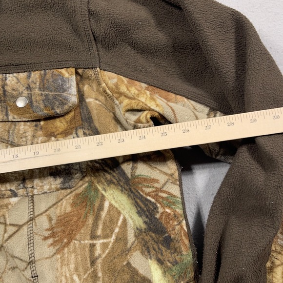 DDX Dri Duck Camouflage Fleece Shirt Jacket Mens XL Outdoor Hunting Camo Gorp - Picture 7 of 10